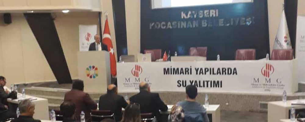 Kayseri'de Mimari Yaplarda Su Yaltm Semineri