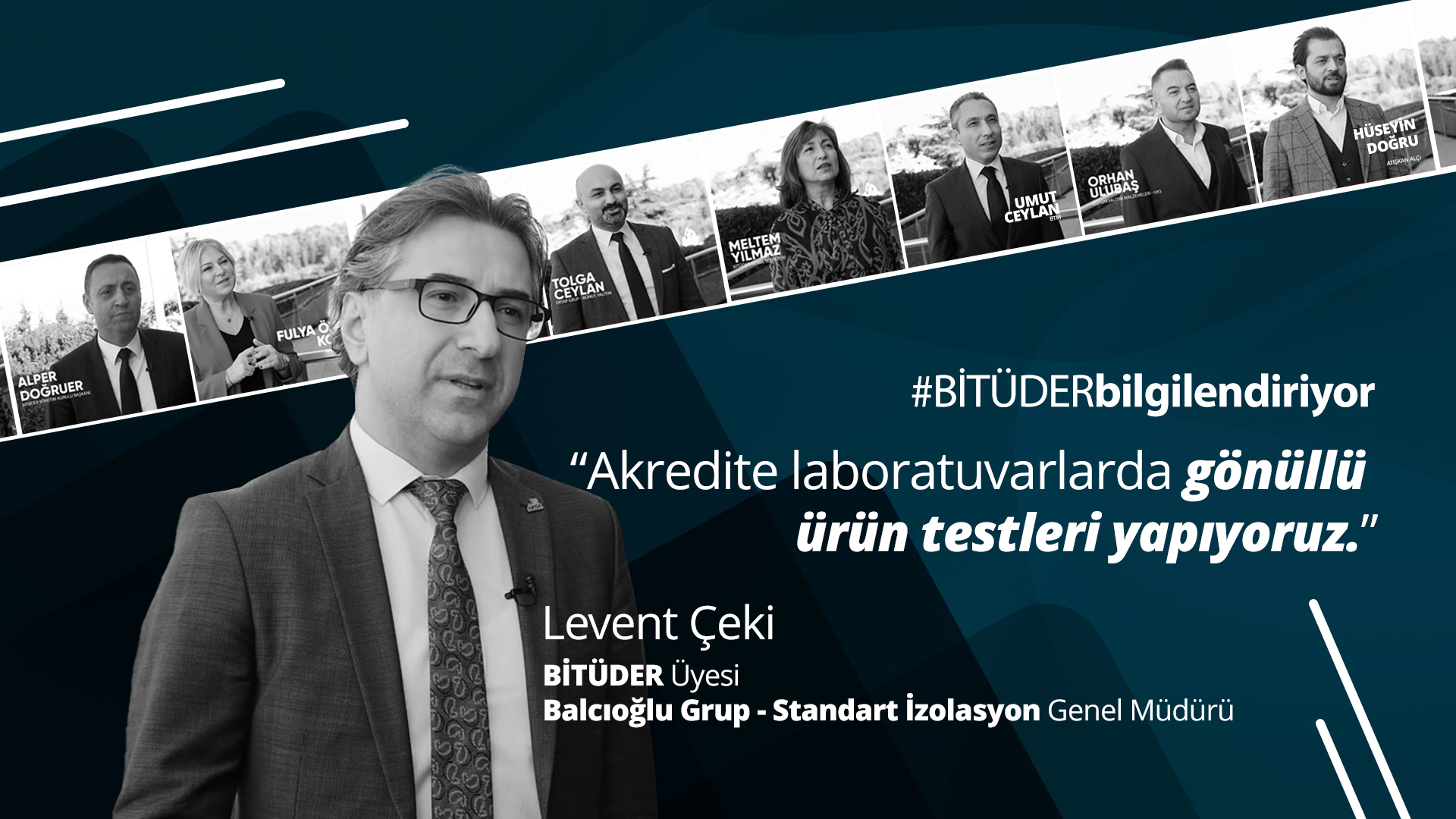 Akredite laboratuvarlarda gnll rn testleri yapyoruz. - Levent eki