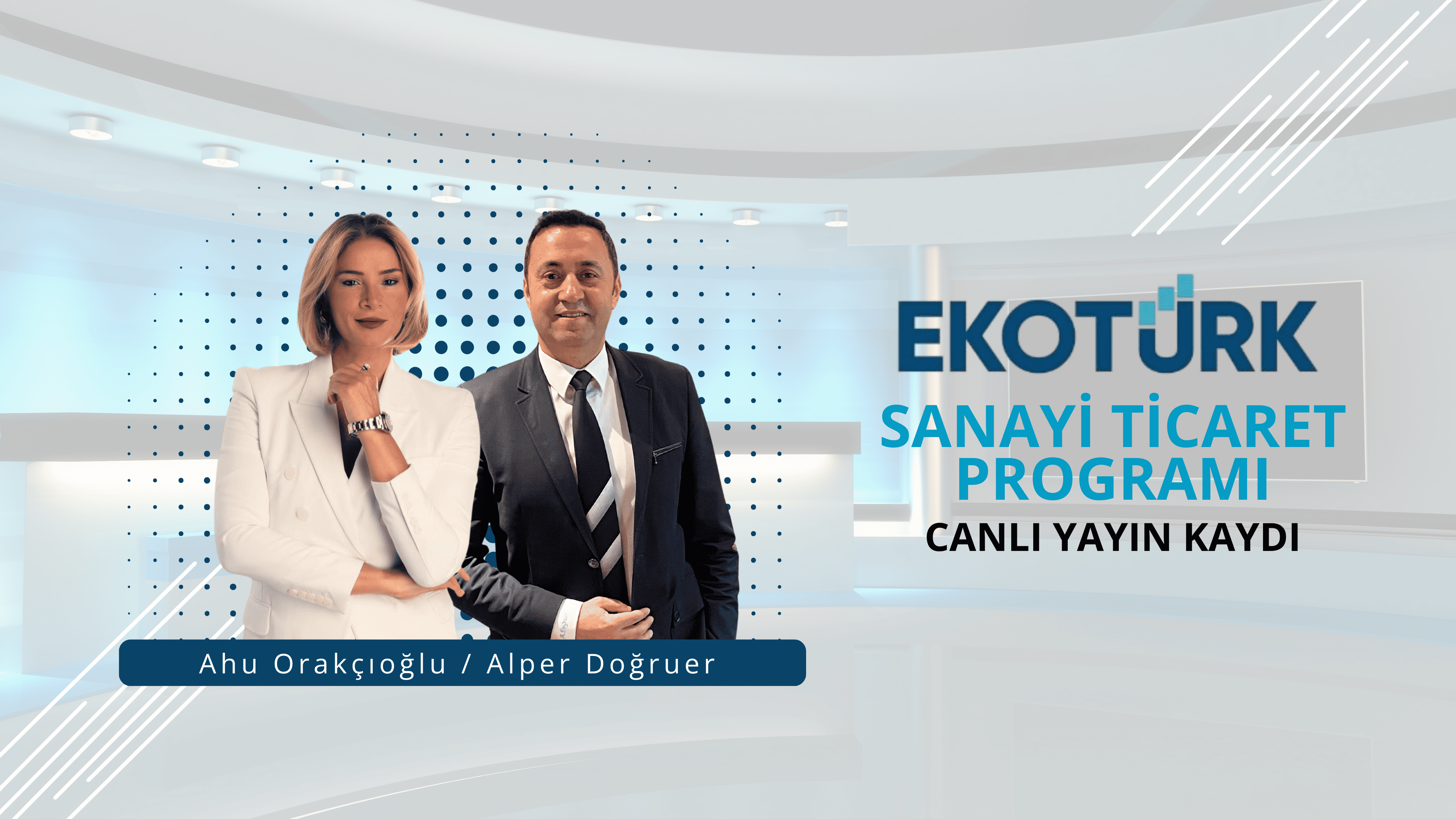 BTDER Bakan Alper Dogruer 6 mays 2025'te EKOTRK'te canl yaynda Ahu ORAKIOLU'nun konuu oldu.